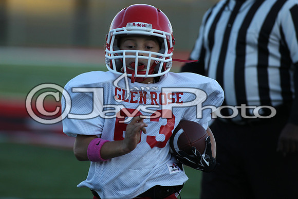 Poyen @ Glen Rose Peewee Football 10-19-2015 (©Justin Manning) JWM_0150
