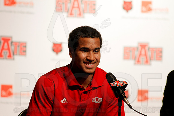 ASU Coach Blake Anderson Press Conference 12-19-13 (©Justin Manning) (©Justin Manning) JWM_0331