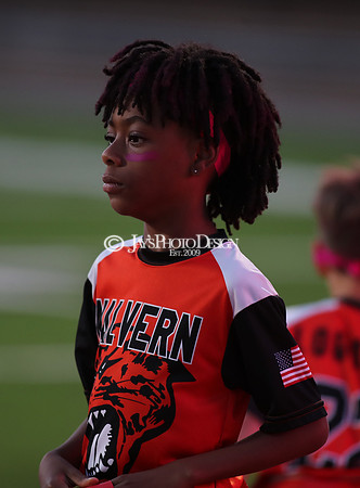 Malvern Cubs Orange vs. Malvern Cubs Black 3rd grade flag football 10-15-24_JWM_0120