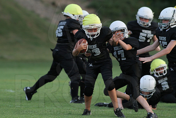 Bauxite Black-Gray games 4th, 5th, 6th, Junior high, Senior high scrimmage 8-22-13 (© Justin Manning) JWM0187