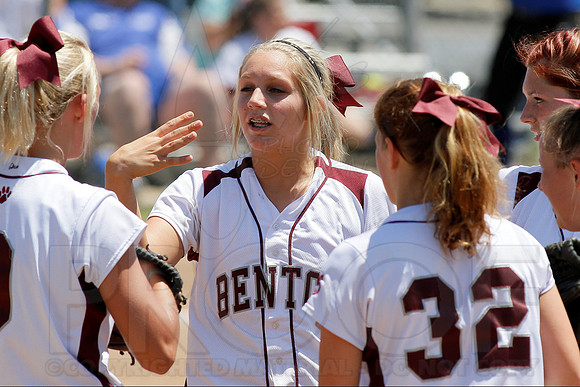 Benton vs. Mountain Home 6A State Softball Playoffs 5-11-13 (© Justin Manning) JWM0151