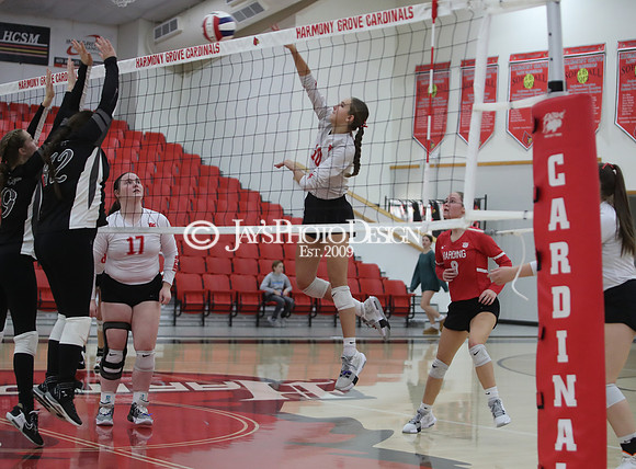 Cossatot River vs. Harding Academy (3A Volleyball South Regional Tournament) 10-22-24_JWM_0599