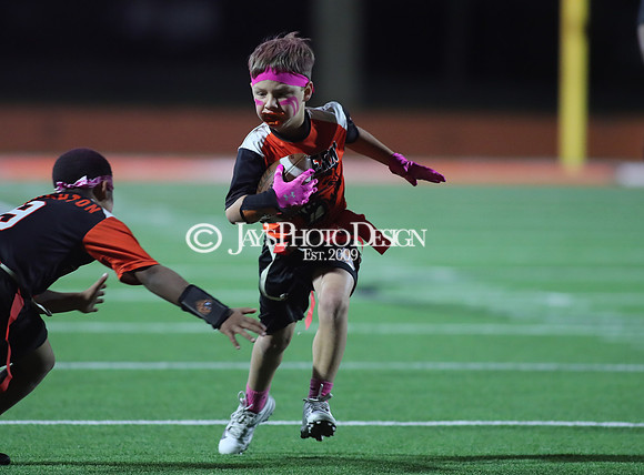 Malvern Cubs Orange vs. Malvern Cubs Black 3rd grade flag football 10-15-24_JWM_0435