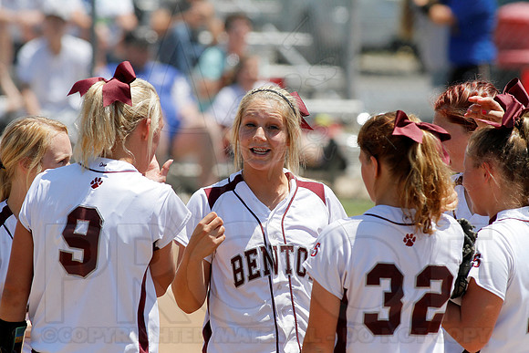Benton vs. Mountain Home 6A State Softball Playoffs 5-11-13 (© Justin Manning) JWM0149