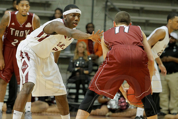 UALR vs. Troy Men's Basketball 1-11-14 (©Justin Manning) JWM_0449