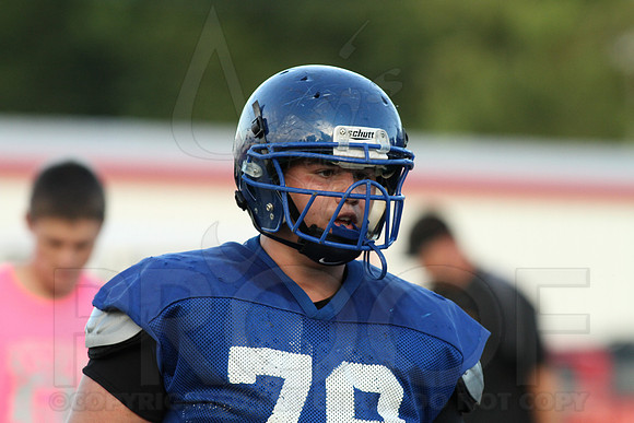 Harmony Grove Football Team Camp (Practice) 7-15-2014 (©Justin Manning) JWM_308