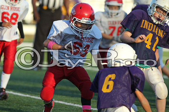 Poyen @ Glen Rose Peewee Football 10-19-2015 (©Justin Manning) JWM_0123