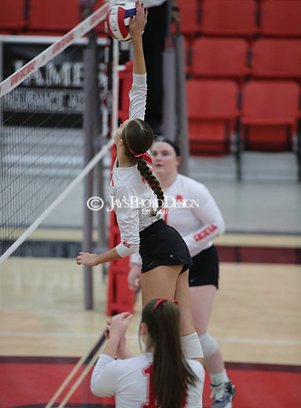 Cossatot River vs. Harding Academy (3A Volleyball South Regional Tournament) 10-22-24_JWM_0053