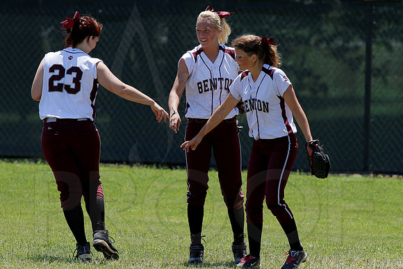 Benton vs. Mountain Home 6A State Softball Playoffs 5-11-13 (© Justin Manning) JWM0155