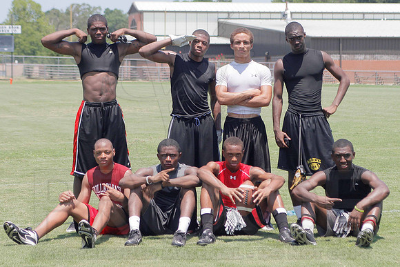 Tyrell Johnson Football Camp 7-20-12 (Justin Manning)388