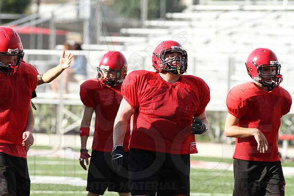 Harmony Grove Football Team Camp (Practice) 7-15-2014 (©Justin Manning) JWM_024