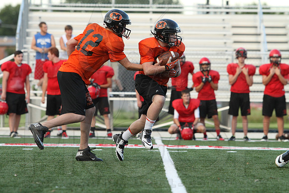 Harmony Grove Football Team Camp (Practice) 7-15-2014 (©Justin Manning) JWM_363