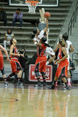 Arkansas State @ UALR Women's Basketball 3-1-2014 (© Justin Manning) JWM_0045
