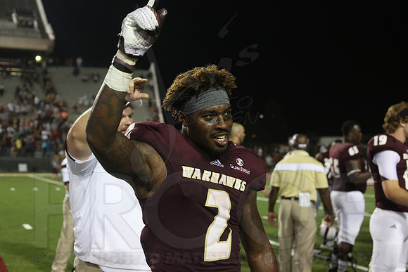 Troy @ ULM 9-27-2014 (©Justin Manning) JWM_1118