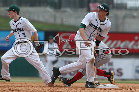 Harmony Grove vs. Episcopal Baseball (Dickey Stephens Park) 4-2-2015 (©Justin Manning) JWM_0222