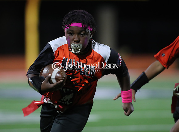 Malvern Cubs Orange vs. Malvern Cubs Black 3rd grade flag football 10-15-24_JWM_0403