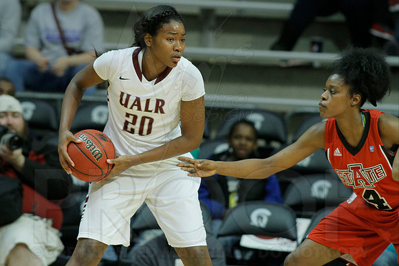 Arkansas State @ UALR Women's Basketball 3-1-2014 (© Justin Manning) JWM_0566