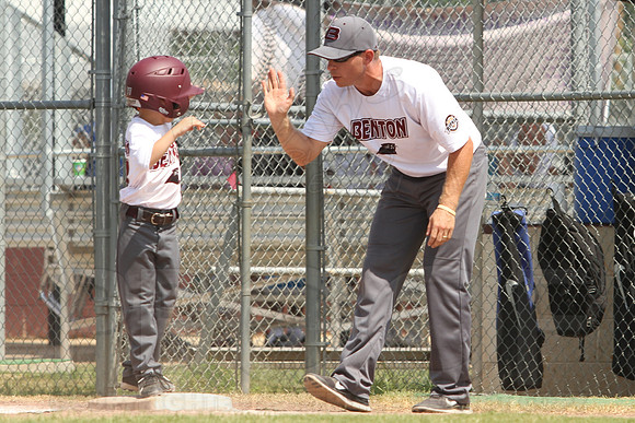 Benton vs. Mountain Home 5-6 year old All Stars 7-12-2014 (©Justin Manning) JWM_064