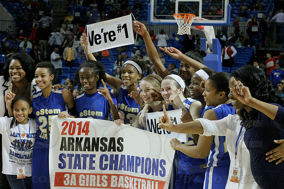 3A Girls State Finals-Harding Academy vs. eStem 3-14-2014 (© Justin Manning) JWM_0273