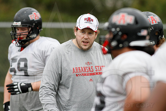 Arkansas State GoDaddy Bowl Practice 1-2-14 (©Justin Manning) JWM_0170
