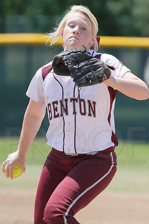 Benton vs. Mountain Home 6A State Softball Playoffs 5-11-13 (© Justin Manning) JWM0046