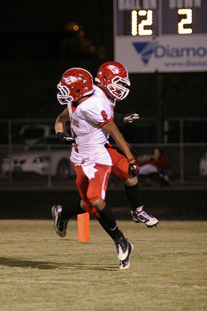 WR Shane Tuggle and Ryan Taylor celebrate a TD