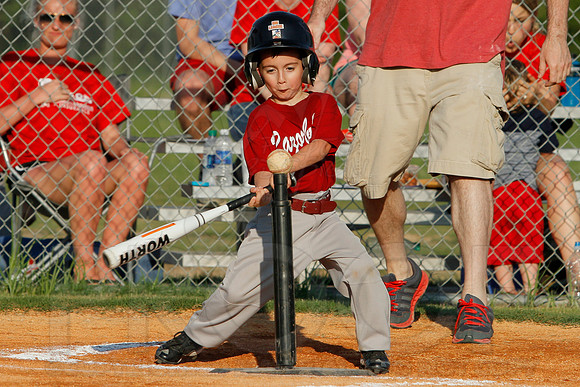 Phillies vs. Razorbacks 5-6 year old baseball 6-3-2014 (© Justin Manning) JWM_0176