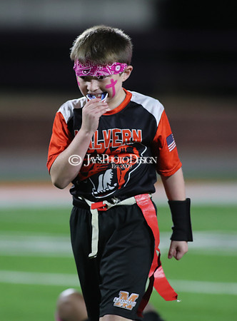 Malvern Cubs Orange vs. Malvern Cubs Black 3rd grade flag football 10-15-24_JWM_0638
