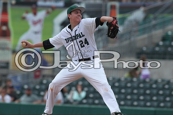 Harmony Grove vs. Episcopal Baseball (Dickey Stephens Park) 4-2-2015 (©Justin Manning) JWM_0197
