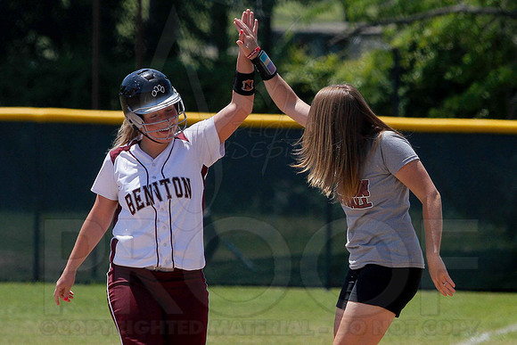Benton vs. Mountain Home 6A State Softball Playoffs 5-11-13 (© Justin Manning) JWM0235