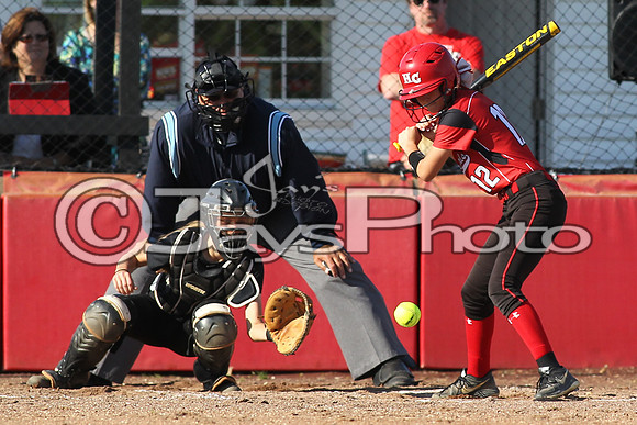 Bauxite @ Harmony Grove softball 4-21-2015 (©Justin Manning) JWM_0365