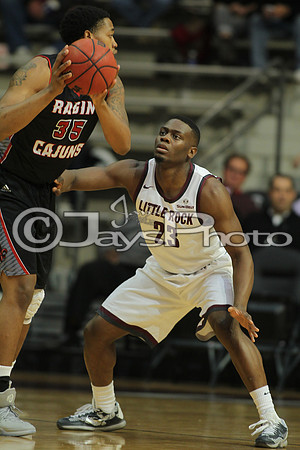 Louisiana Lafayette @ Arkansas-Little Rock Men's Basketball 1-7-2016 (©Justin Manning) JWM_0045