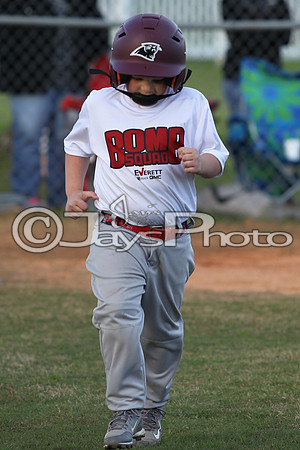 Bomb Squad vs Tigers 6-7 year old (Pitching Machine) 4-27-2015 (©Justin Manning) JWM_0010