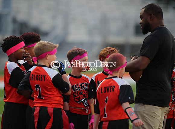 Malvern Cubs Orange vs. Malvern Cubs Black 3rd grade flag football 10-15-24_JWM_0051