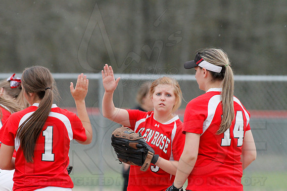 Harmony Grove @ Glen Rose softball 3-31-2014 (© Justin Manning) JWM_0070