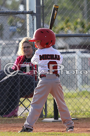 Bomb Squad vs Tigers 6-7 year old (Pitching Machine) 4-27-2015 (©Justin Manning) JWM_0156