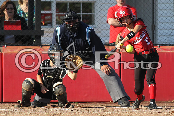 Bauxite @ Harmony Grove softball 4-21-2015 (©Justin Manning) JWM_0366