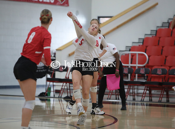 Cossatot River vs. Harding Academy (3A Volleyball South Regional Tournament) 10-22-24_JWM_0180