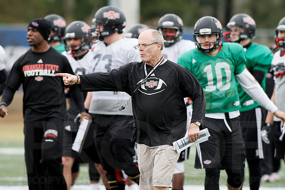 Arkansas State GoDaddy Bowl Practice 1-2-14 (©Justin Manning) JWM_0126