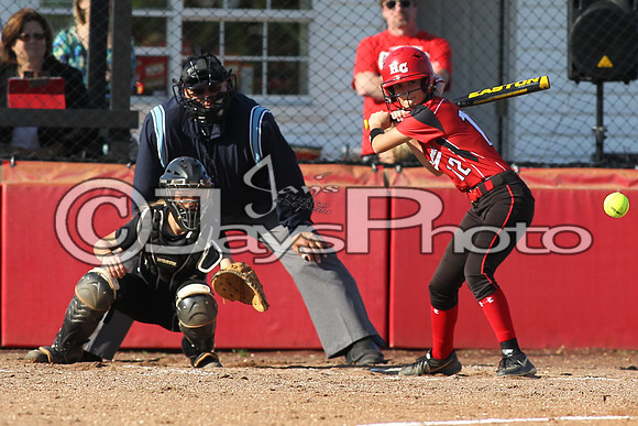 Bauxite @ Harmony Grove softball 4-21-2015 (©Justin Manning) JWM_0363
