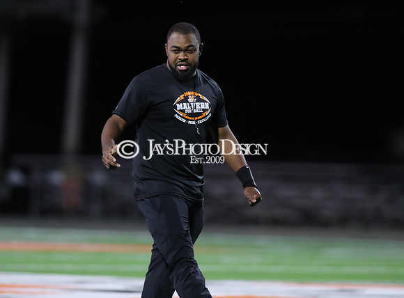 Malvern Cubs Orange vs. Malvern Cubs Black 3rd grade flag football 10-15-24_JWM_0460