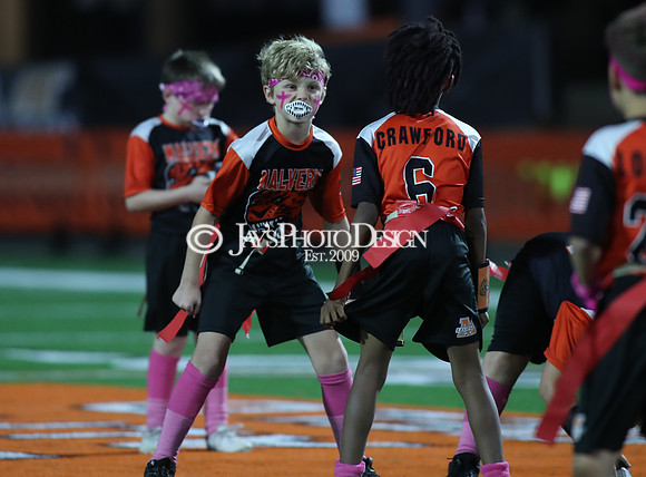 Malvern Cubs Orange vs. Malvern Cubs Black 3rd grade flag football 10-15-24_JWM_0212