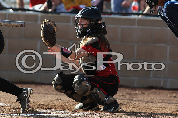 Bauxite @ Harmony Grove softball 4-21-2015 (©Justin Manning) JWM_0219