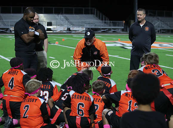 Malvern Cubs Orange vs. Malvern Cubs Black 3rd grade flag football 10-15-24_JWM_0735