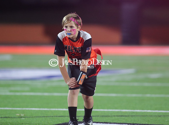 Malvern Cubs Orange vs. Malvern Cubs Black 3rd grade flag football 10-15-24_JWM_0631